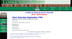 Desktop Screenshot of latimerhockey.com